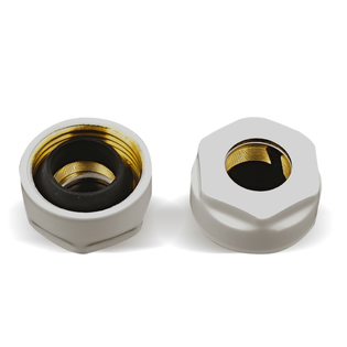 Комплект резьбовых соединений Primoclima Armature для медной трубы Ø15x3/4”, белый