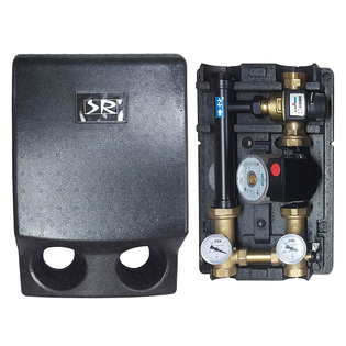 Группа быстрого монтажа THERMOMIX SR Rubinetterie 1" с насосом Wilo RS 25/6, подача слева