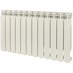 Радиатор алюминиевый Stout Bravo 500, 12 секций, боковое подключение