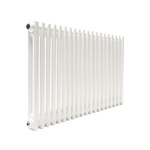Трубчатый радиатор ТЕПЛОФОРТ ТР2057, 20 секций, боковое подключение 3/4”, белый глянец