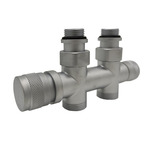 Узел нижнего подключения SR Rubinetterie прямой 1/2"х3/4"Е Хром матовый