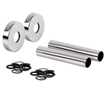 Комплект декоративных трубок SR Rubinetterie 160хD 18-20-1/2" цвет хром