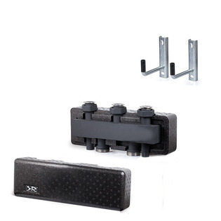 Коллектор SR Rubinetterie с изоляцией и настенным креплением 3 выхода до 70 кВт 43312₽