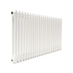 Трубчатый радиатор ТЕПЛОФОРТ ТР2057, 22 секции, боковое подключение 3/4”, белый глянец