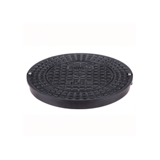 Крышка люка Ostendorf пластиковая, тип 425, класс нагрузки A15 (1,5 т) на подъёмную трубу