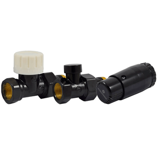 

Комплект Schlosser проходной с головкой Мини M30x1,5 DN15 GZ1/2 x GW1/2, Черный