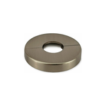 Круглый отражатель SR Rubinetterie для трубы, Ø15. Покрытие - Никель матовый