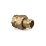 Соединитель прямой SR Rubinetterie, латунный "Американка" 3/4"