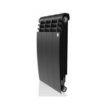 Секционный биметаллический радиатор Royal Thermo BiLiner 500 V, Noir Sable, количество секций 4