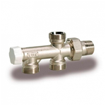 Блок с нижней подводкой (нижний) Luxor для 2-х трубной системы 1/2  М351(M350)