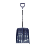 Компактная лопата с алюминиевым черенком Fachmann, D образной ручкой, темно синий