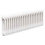Трубчатый радиатор ТЕПЛОФОРТ ТР3037, 22 секции, боковое подключение 3/4”, белый глянец
