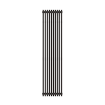 Радиатор КЗТО QUADRUM 50 V 1500-10 Чёрный матовый муар