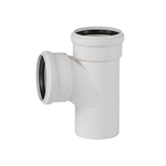 Тройник Ostendorf для бесшумной канализации SKЕА DN110/50*87 гр., Ger