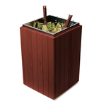 Веникозапарник VVD М 330х250х530, красное дерево (для ПТП и ЭГПП)