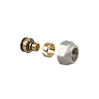 Резьбовое соединение SR Rubinetterie для многослойной трубы 16х1/2"