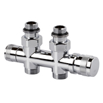 Узел нижнего подключения SR Rubinetterie прямой 1/2"х3/4"Е Хром