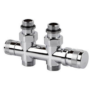 Узел нижнего подключения SR Rubinetterie прямой 1/2"х3/4"Е Хром