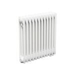 Трубчатый радиатор ТЕПЛОФОРТ ТР3057 ТВ, 12 секций, нижнее подключение ½”, белый глянец