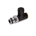 Прямой запорный вентиль SR Rubinetterie Tondera 1/2"х3/4" E, цвет черный