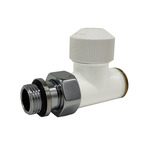 Прямой клапан SR Rubinetterie Tondera термостатический 1/2"х3/4" Е, цвет белый