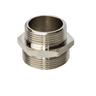 Ниппель STOUT НН переходной никелированный 1"1/2х1"1/4