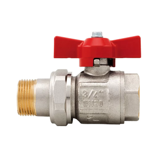 Кран шаровой Itap с накидной гайкой полнопроходной (бабочка) ART 098 IDEAL 1"