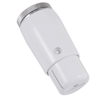 

Термостатическая головка Schlosser MINI Diamant M30x1,5, Белый