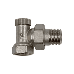 Запорный клапан Primoclima Armature угловой 1/2", никелированный