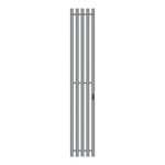Полотенцесушитель электрический Primoclima Sol R C E Graphite 150*24 5