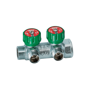 

Коллектор FAR регулирующий 3/4" (ВР-НР) с 2 отводами 1/2" НР