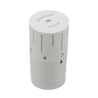 Термостатическая головка Primoclima Armature "Tubus", М30х1,5, белый