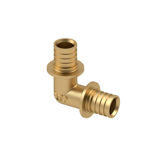 Угольник RTP аксиальный, латунь,25, желтый