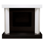 Деревянный портал Dimplex Vancouver 955х1180х380 - Фактурный белый