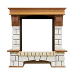 Каменный портал Dimplex Pierre Luxe 990х1010х390 - Дуб/Белый