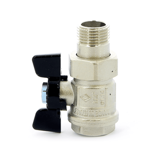 Кран шаровой Bugatti НВ с разъемным соединением NEW JERSEY бабочка 1/2″