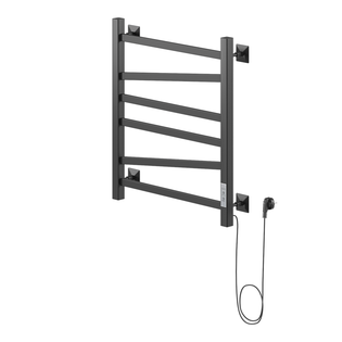 Полотенцесушитель электрический НИКА STEP 4 60/50, Ral 9005