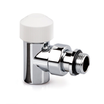 Вентиль на подачу угловой SR Rubinetterie серия Tondera 1/2", термостатический, хром
