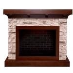 Каменный портал Dimplex Chalet 1085х1300х370 - Темный дуб/Сланец