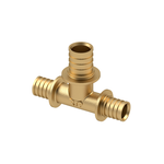 Тройник переходной RTP аксиальный, латунь,20х16х20, желтый