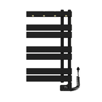 Полотенцесушитель электрический Primoclima FLAT 800*500, 7 трубок 400W, Черный