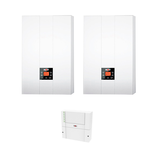 Комплект - Газовый настенный конденсационный котёл Wolf FGB-28 (2 шт.) с КМ-2 набор (Каскад)