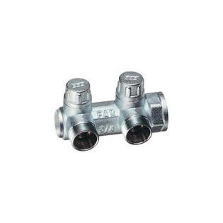 

Коллектор FAR хромированный запорный концевой MULTIFAR 3/4х1/2" EU