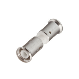 Муфта, ПВДФ пресс (белая), 16x16, HENCO