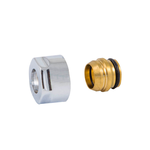 Резьбовое соединение Schlosser для медных труб хром GW 3/4 x 15мм