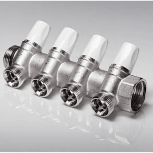 

Распределительный коллектор REHAU G1 4 отвода G 3/4