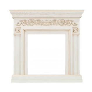 Деревянный портал Dimplex Athena 995x1025x345 - Слоновая кость с патиной