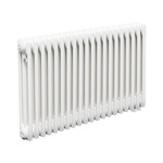 Трубчатый радиатор ТЕПЛОФОРТ ТР3057 ТВ, 20 секций, нижнее подключение ½”, белый глянец