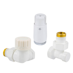 Комплект трехосевой Schlosser DN15 GZ1/2 x GW1/2, левый, с головкой Мини M30x1,5, Белый