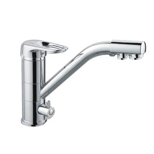 

Смеситель для кухни Formastone HB4304 с подключением фильтра питьевой воды, хром